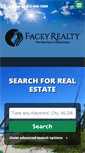 Mobile Screenshot of faceyrealty.com